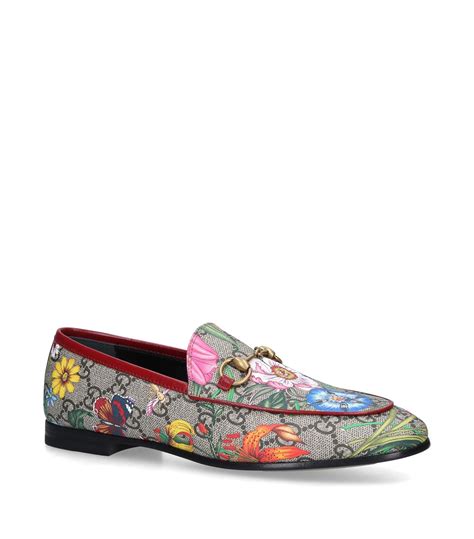 matches fashion gucci loafers flowers|women's Gucci loafers.